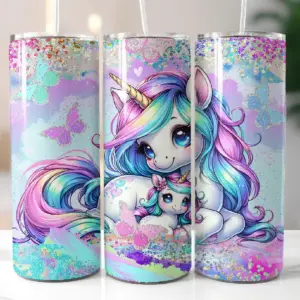 unicorns tumbler