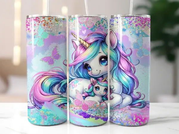 unicorns tumbler